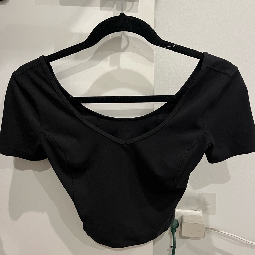 Black lululemon shirt